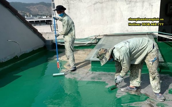 Hạng mục thi công chống thấm dột tại Hải Châu của Hoàng Linh