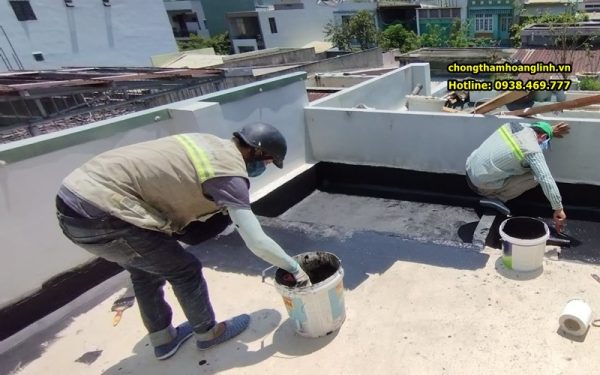 Các bước tiến hành chống thấm trần nhà bê tông chuyên nghiệp