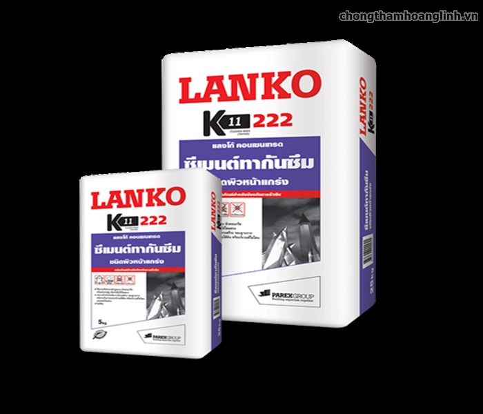 Vữa chống thấm Lanko - Top 5 loại xi măng chống thấm